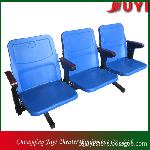 Chinese indoor arena gym bleachers with plastic arm seat/chair stadium JY-6211